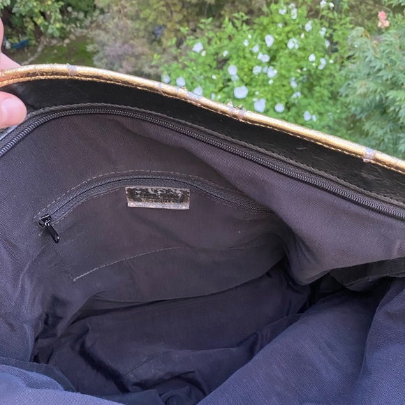 Vintage 80s/90s made in USA leather tote - Picture 10 of 15